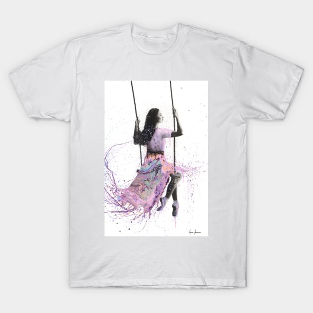 Girl on a Swing T-Shirt by AshvinHarrison